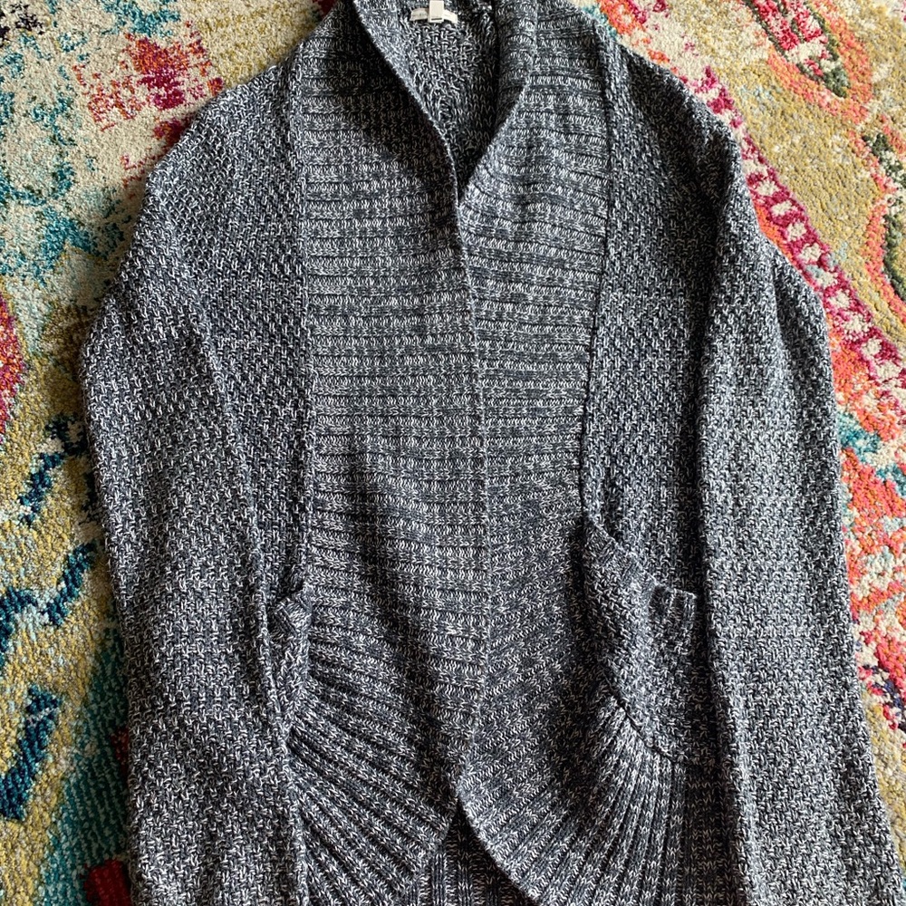 Comfy chunky grey cardigan